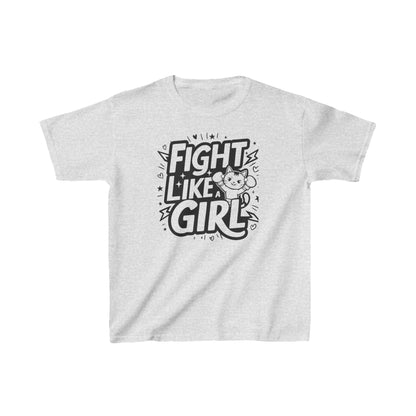 Fight Like Girl Kid Cotton T-Shirt