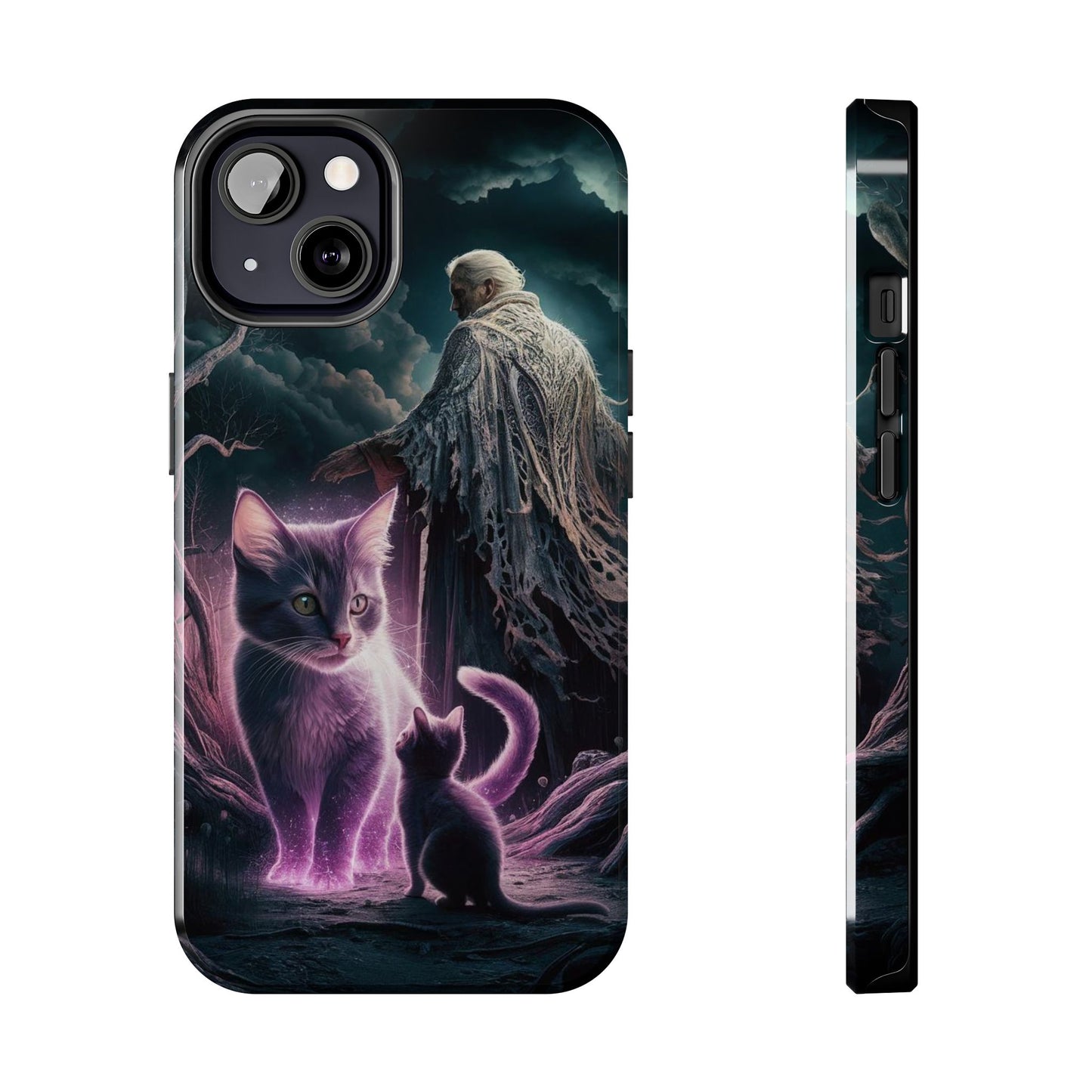 Meowmoirs Wireless Charging Support Tough Case
