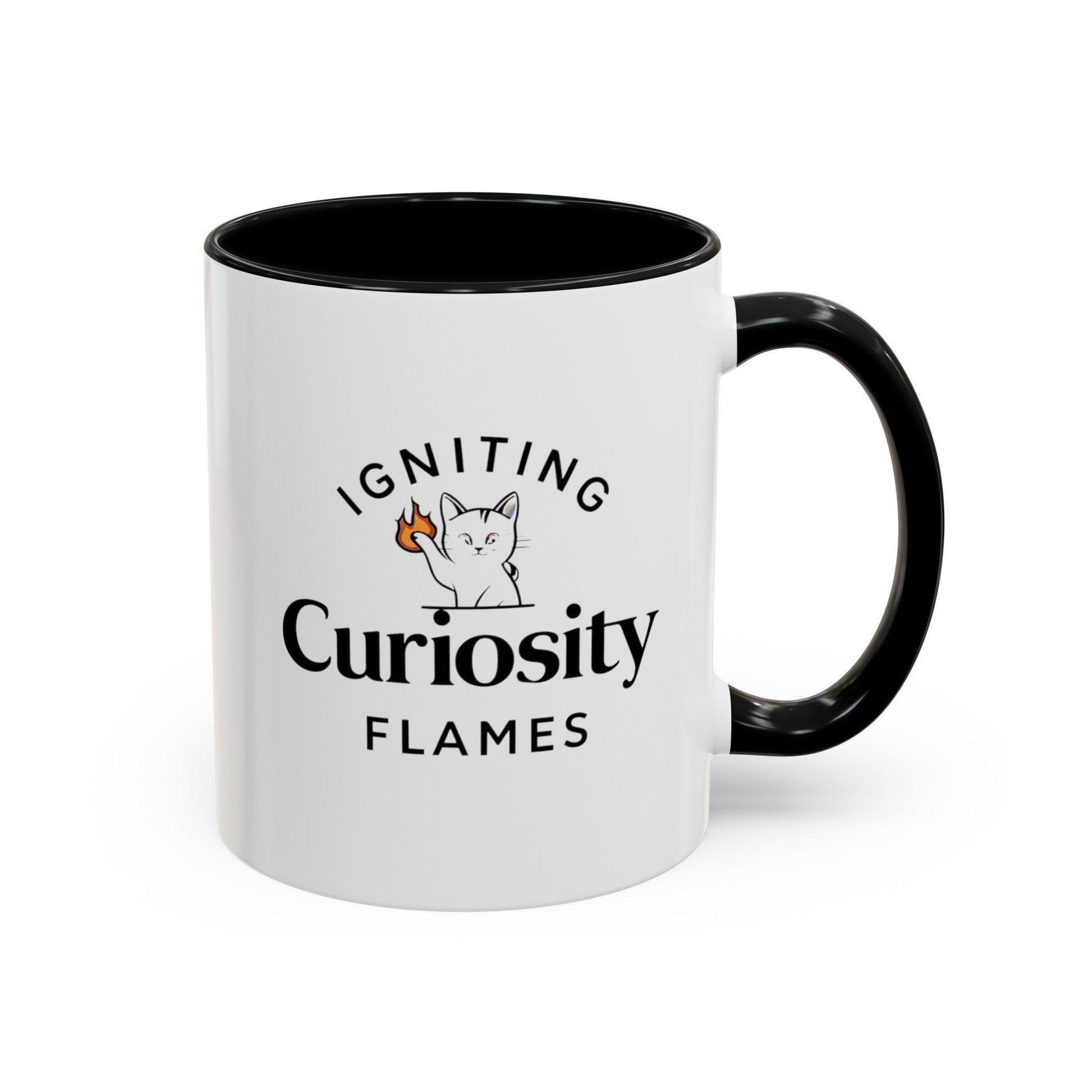 Billien Purrfect Teacher Printify 11 oz 11oz accent mug Coffee Mugs Holiday Picks Home & Living Kitchen Mugs Spring Essentials two tone White base