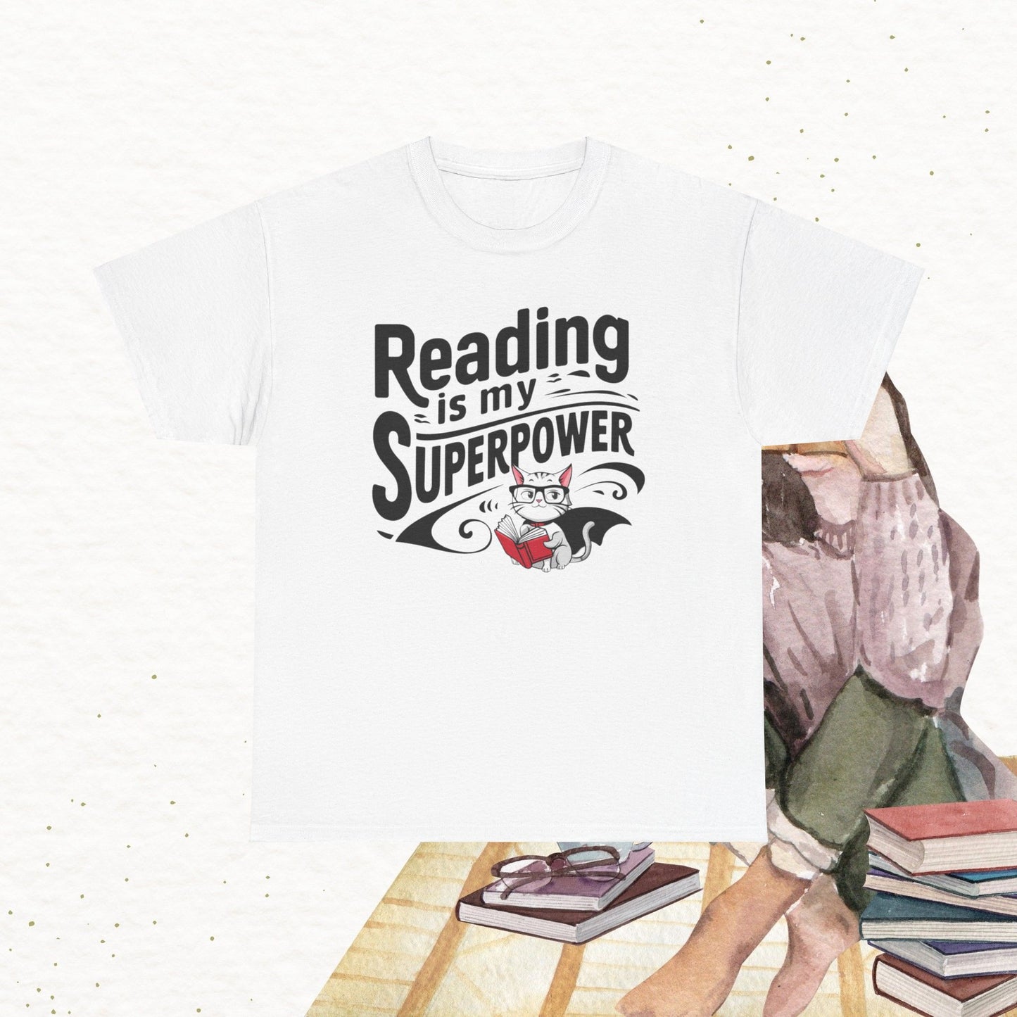 Book Lovers Reading Is My Superpower T-Shirt