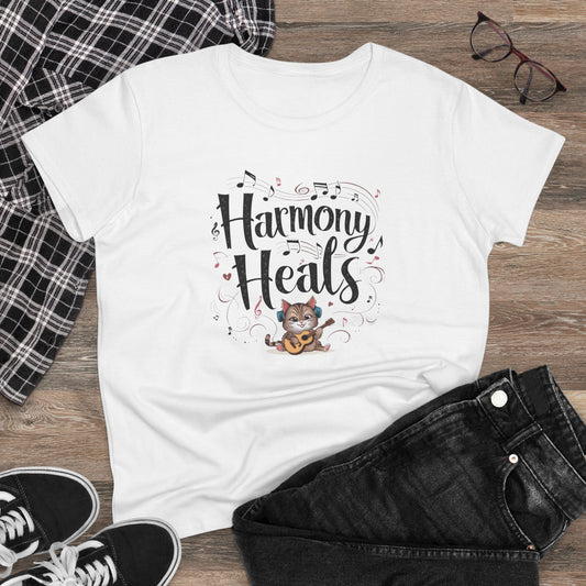 Harmony Heal Women Cotton Tshirts