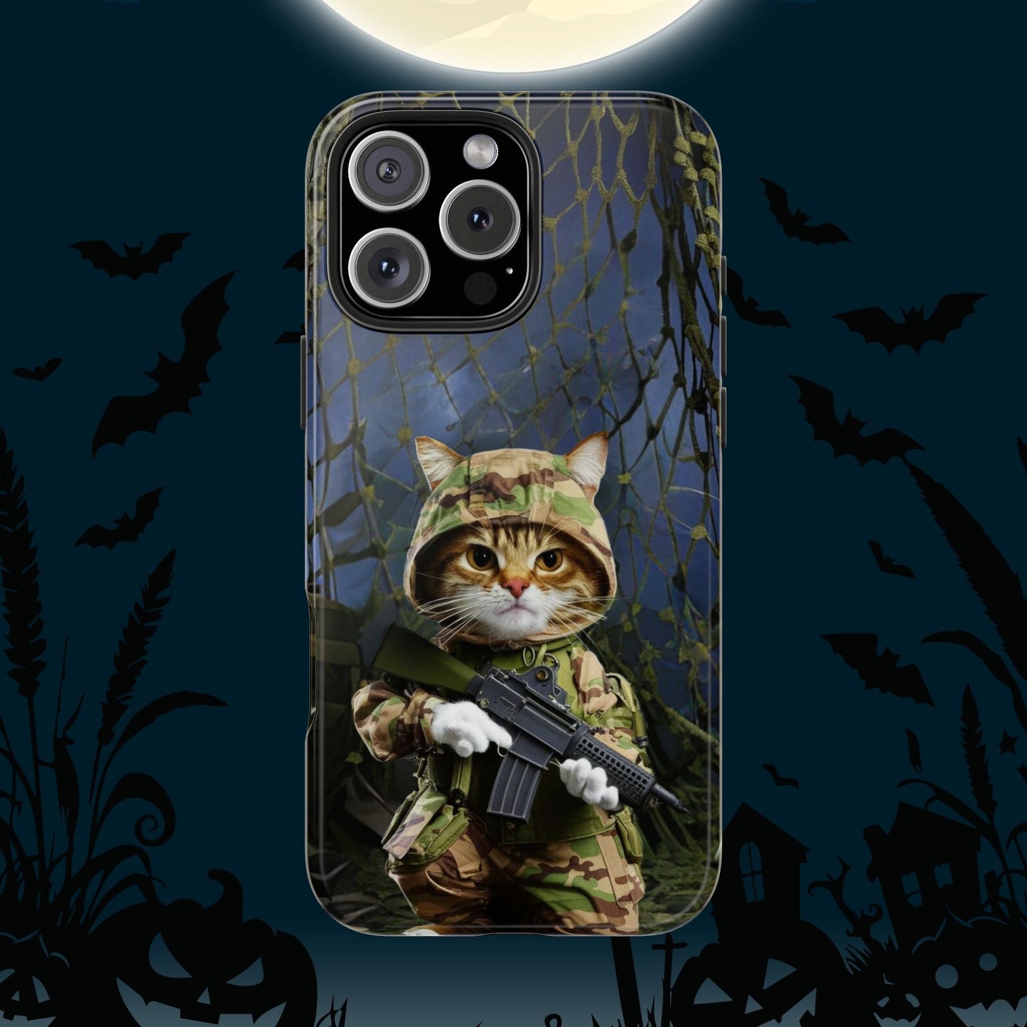 Meowter Armor Wireless Charging Support Tough Case