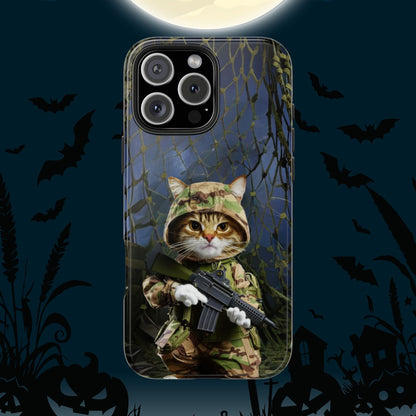 Meowter Armor Wireless Charging Support Tough Case