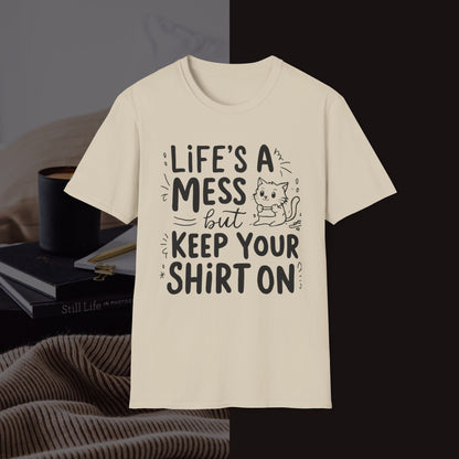 Life Messy Cotton T-Shirt