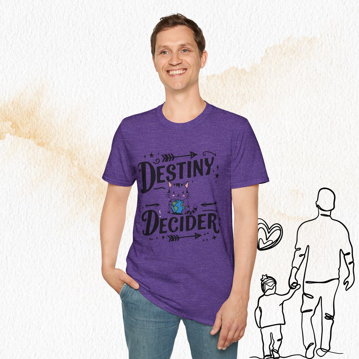 Destiny Decider Cotton Men T-Shirt