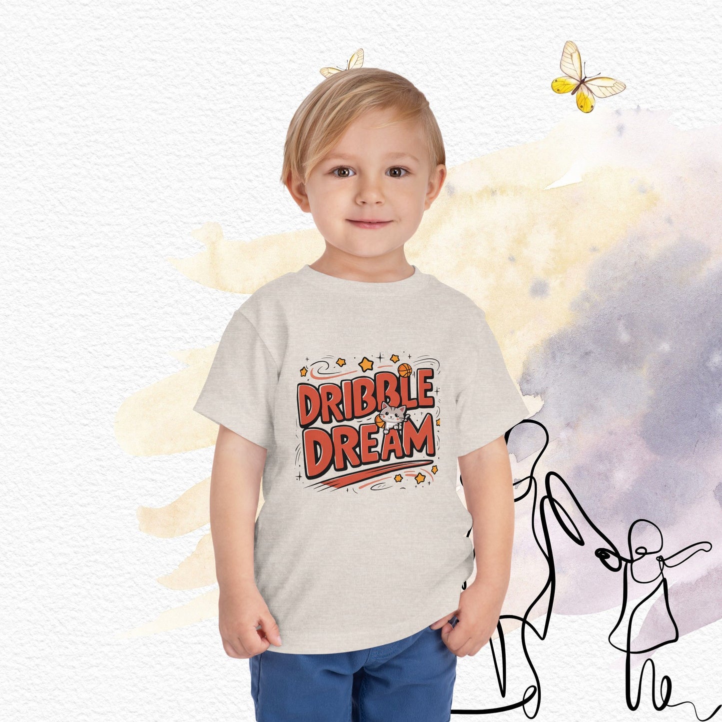 Dribble Dream Toddler Cotton T-Shirt