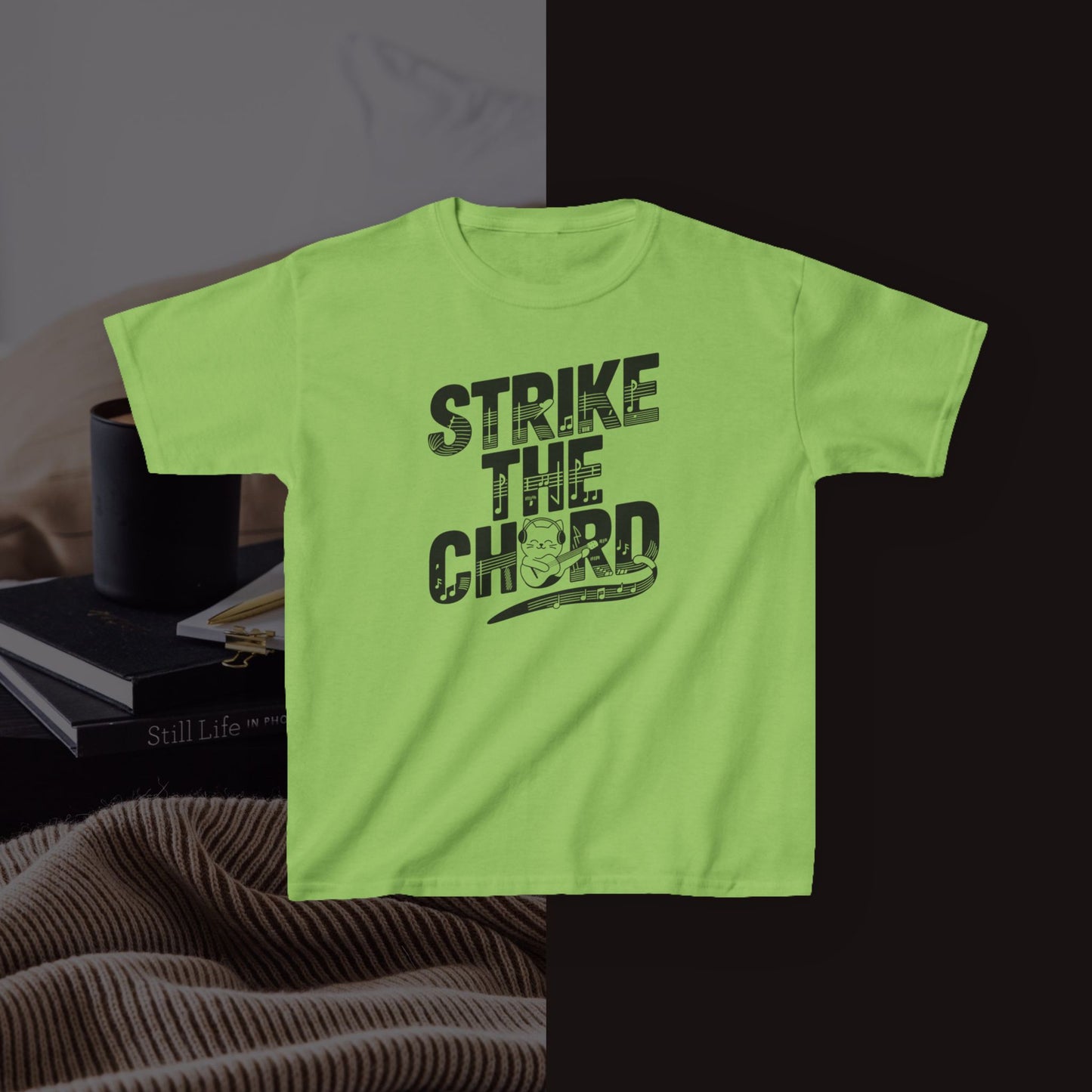 Strike The Cord kid Heavy Cotton Tshirt