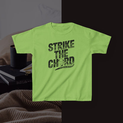 Strike The Cord kid Heavy Cotton Tshirt