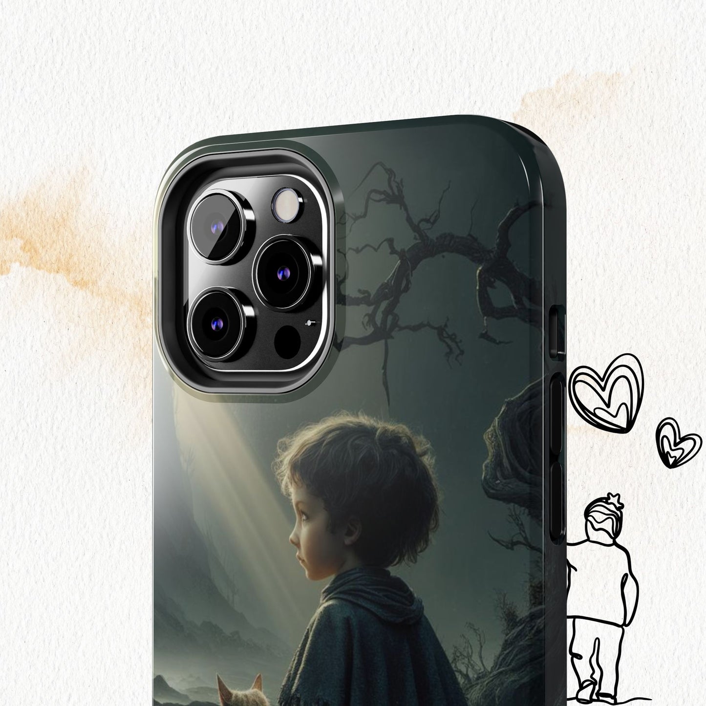 Meowtime Mate Wireless Charging Support Tough Case.
