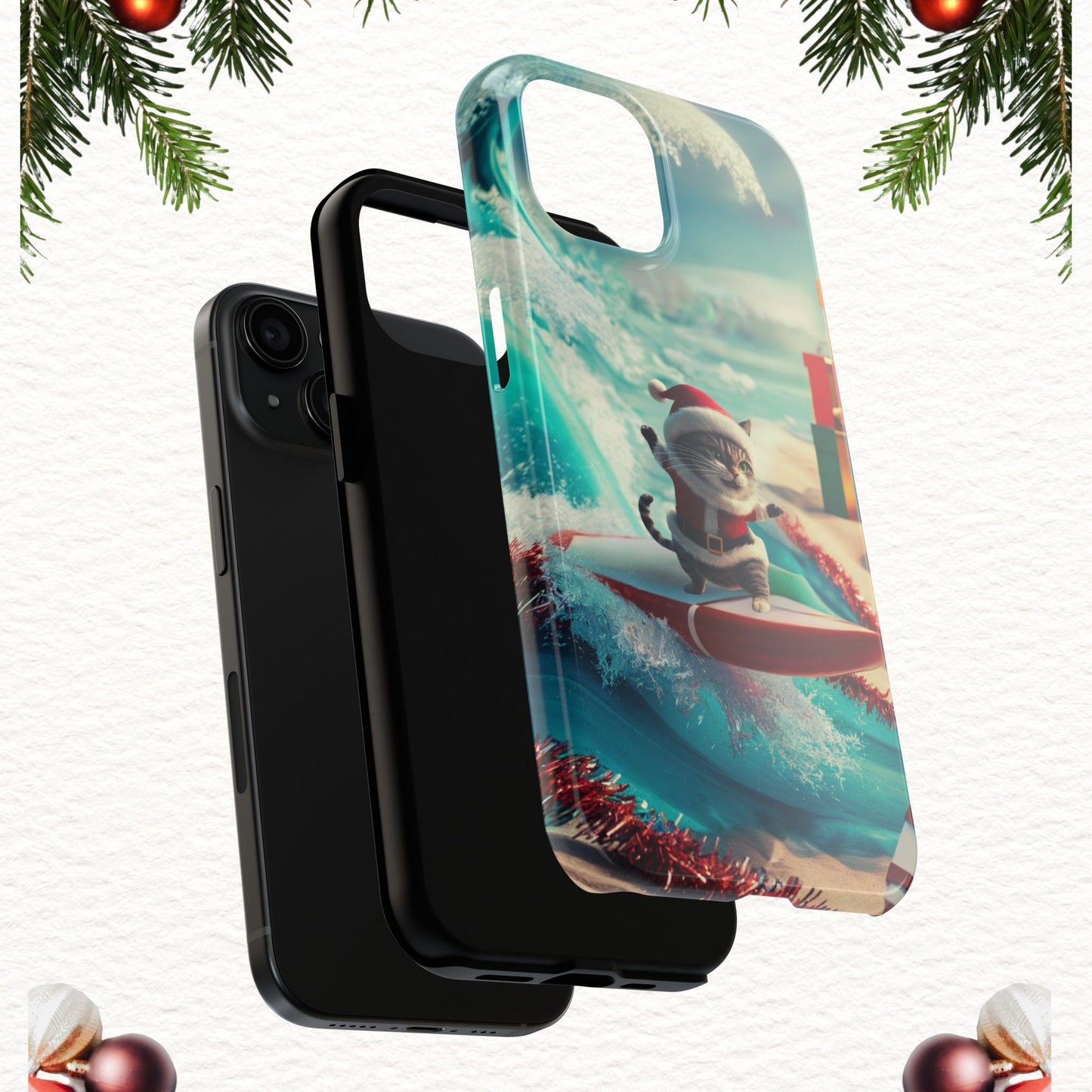 Meow Magic Wireless Charging Support Tough Case.