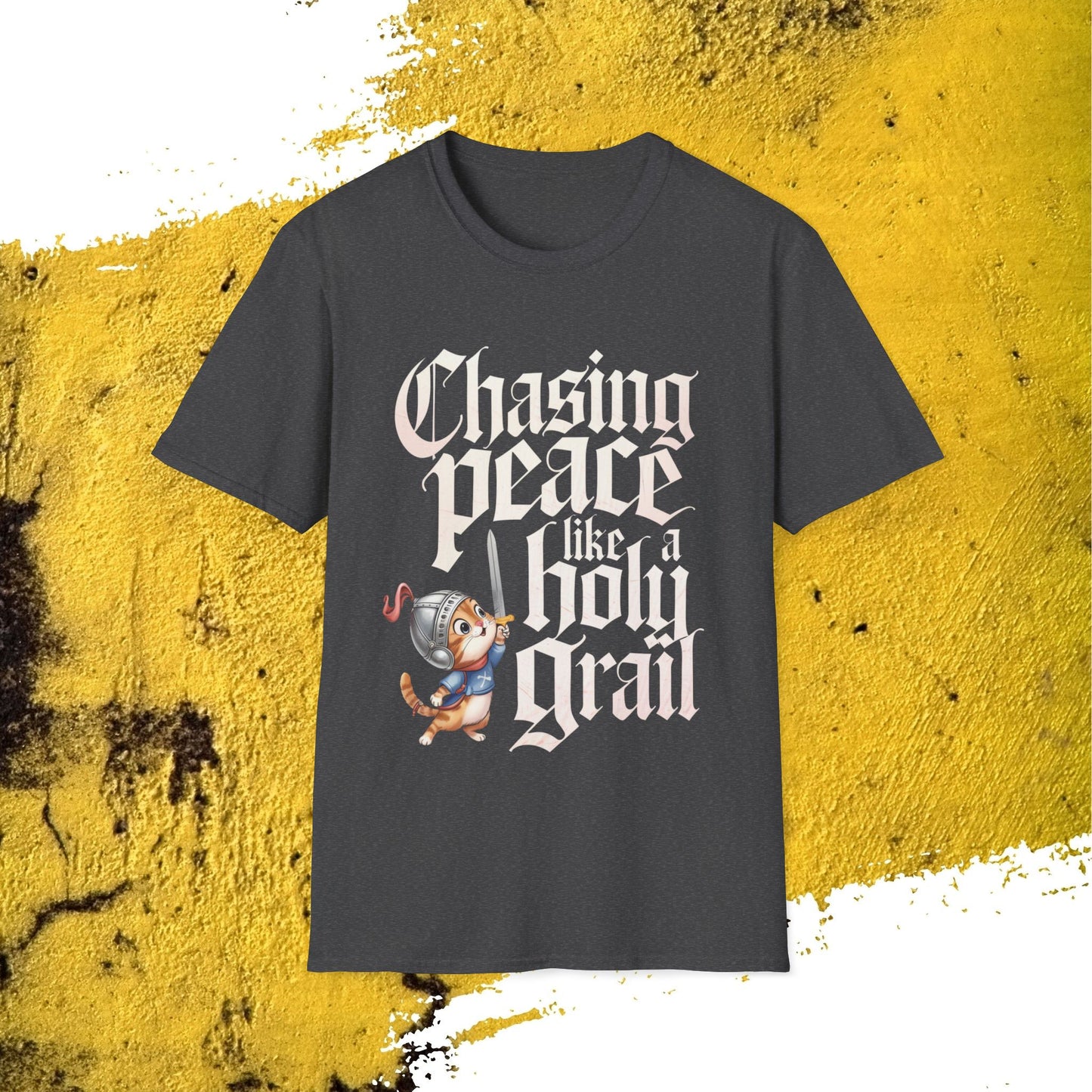Chasing Peace Like Holy Grail Cotton Tee