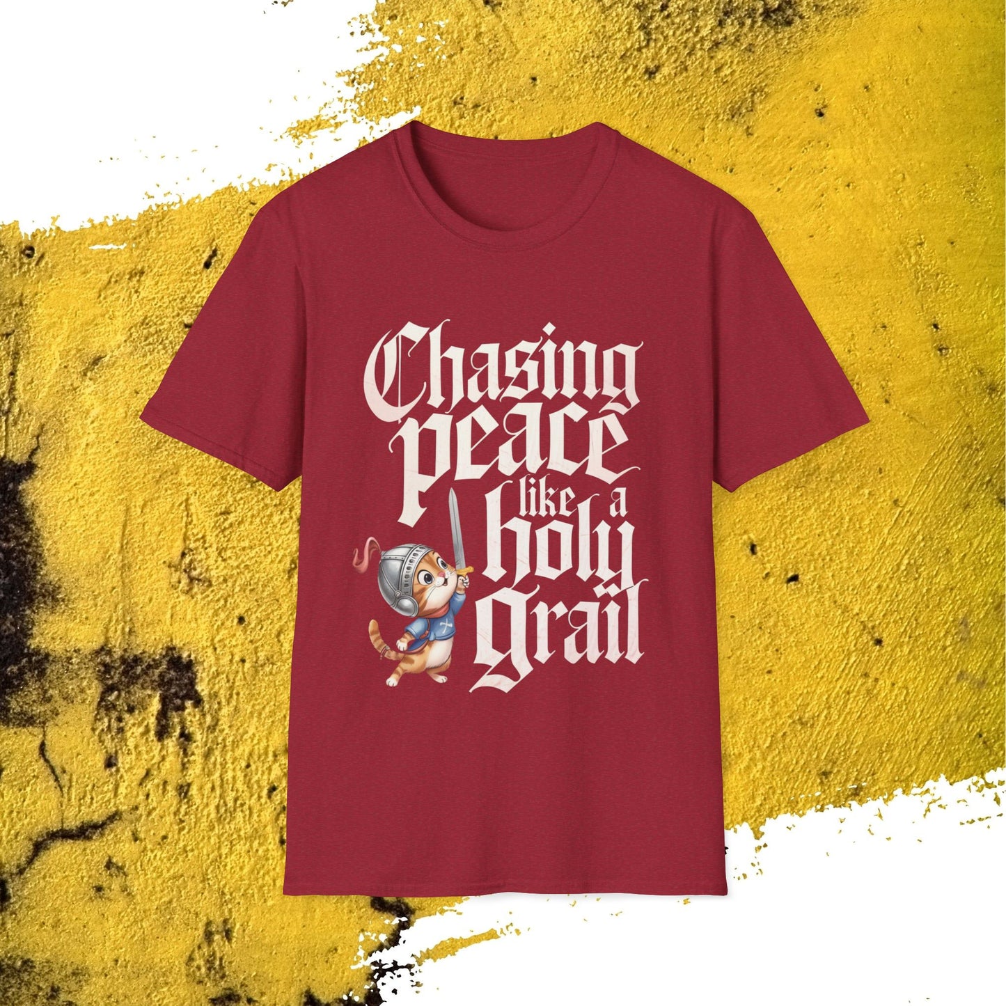 Chasing Peace Like Holy Grail Cotton Tee