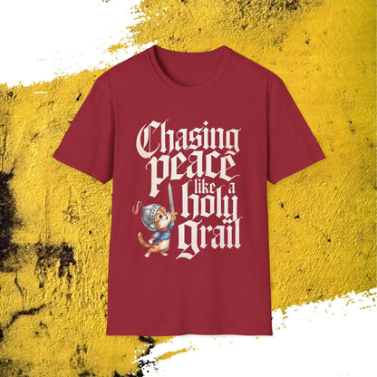 Chasing Peace Like Holy Grail Cotton Tee
