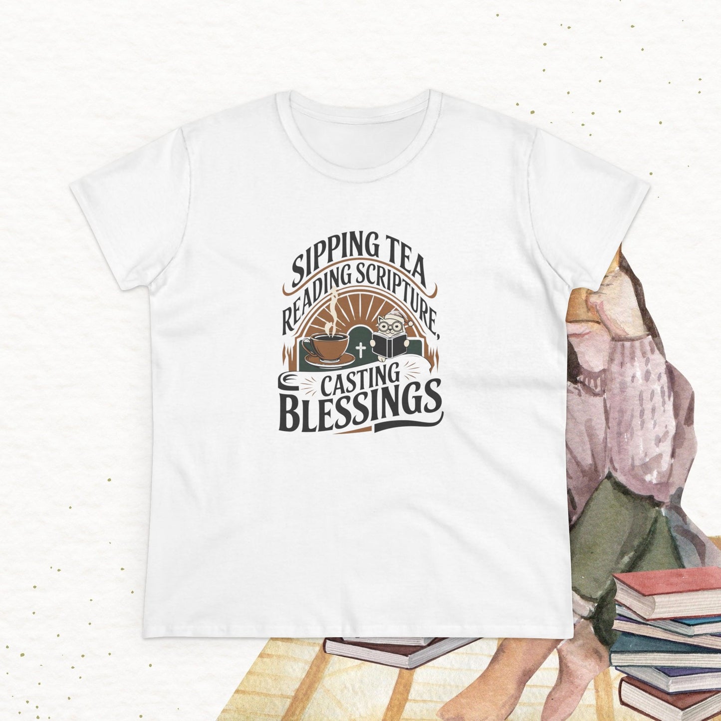 Brewed Brilliance Women Cotton Tshirt