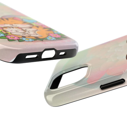 Kitten Cuddle Wireless Charging Support Tough Case