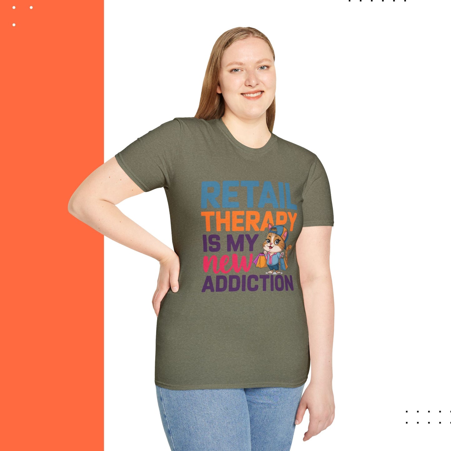 Retail Therapy Cotton T-Shirt