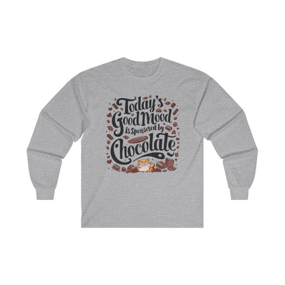 Today Good Mood Cotton Long Sleeve Tshirt