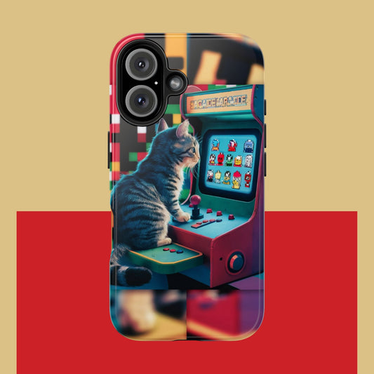 Meowstalgia Wireless Charging Support Tough Case.