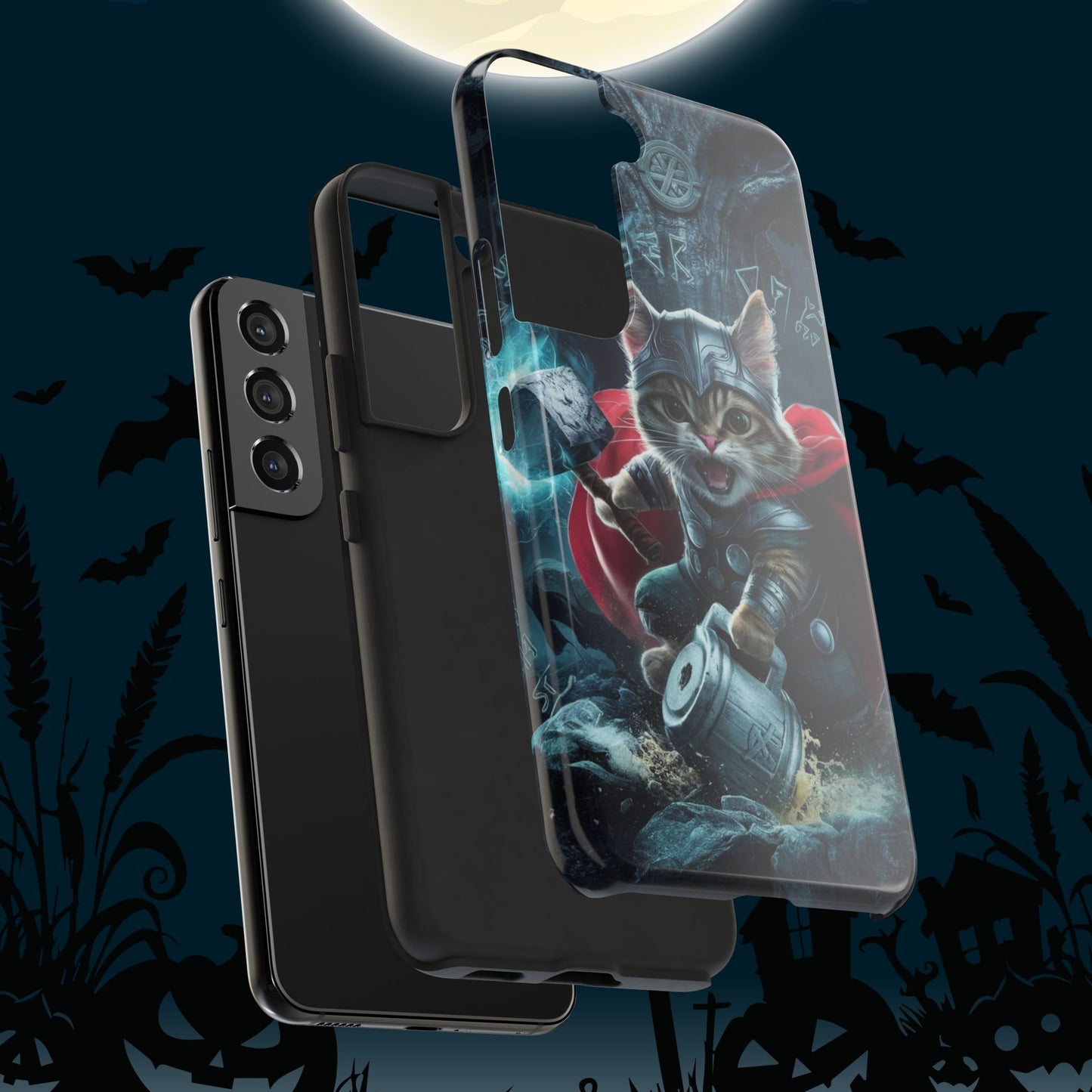 Meow Mjolnir Wireless Charging Support Tough Case