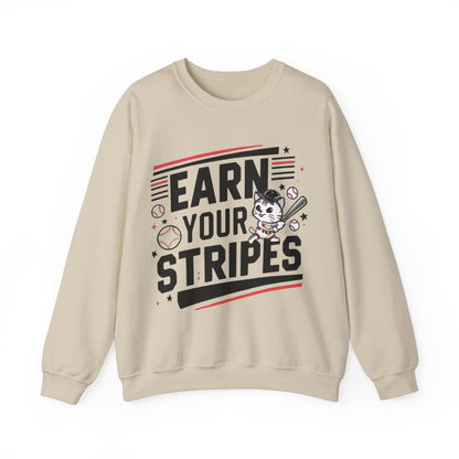 Earn Your Stripe Ultra Cotton Crewneck Sweatshirt