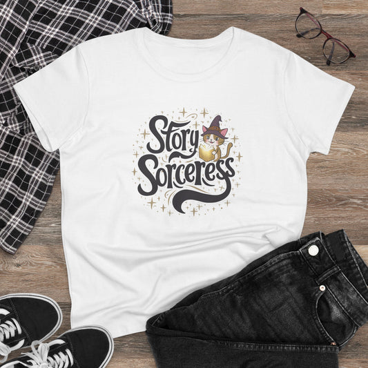 Story Sorcerer Book Lover Women T-Shirt