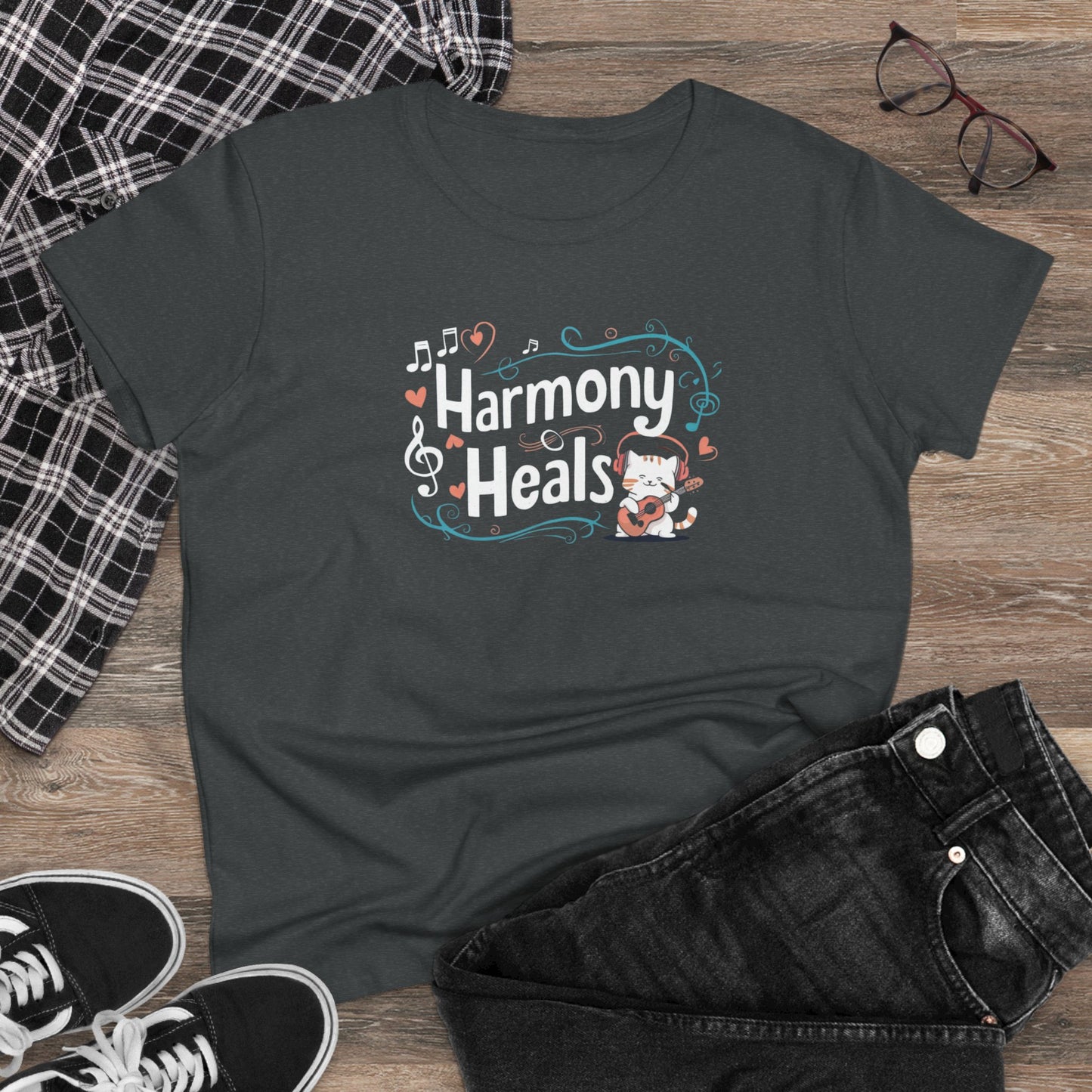 Harmony Heal Women Cotton Tshirt
