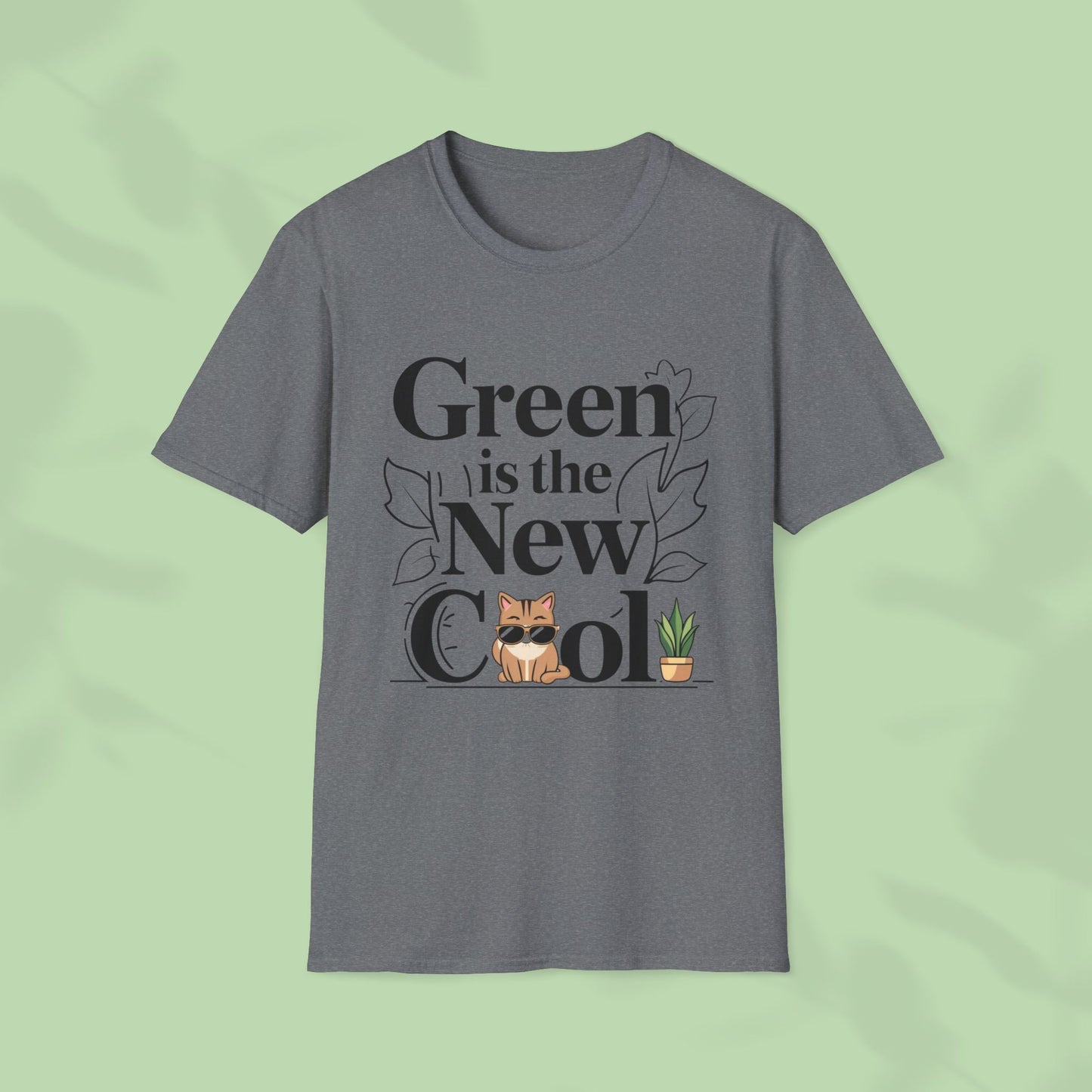Green Is The New Cool Cotton T-Shirt