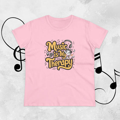Music Is My Therapy Women Tshirts