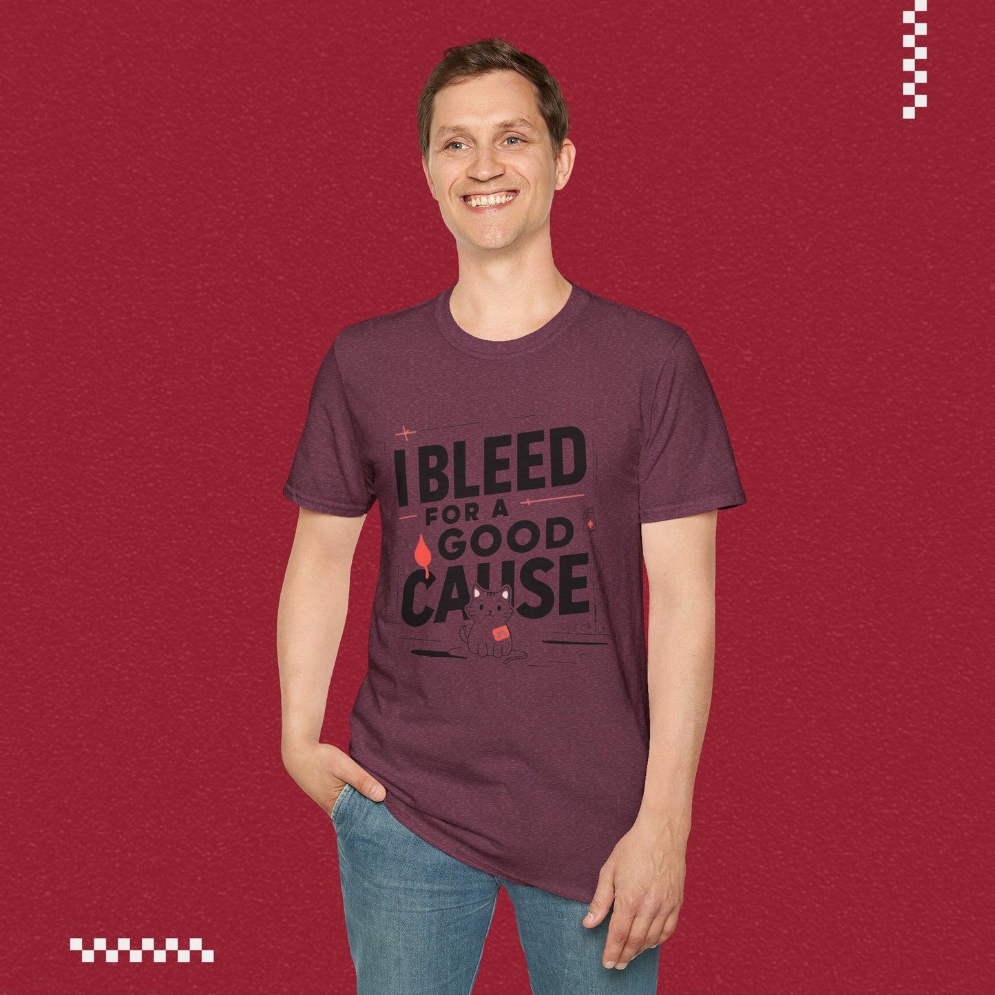 I Bleed For Good Cause Cotton T-Shirt