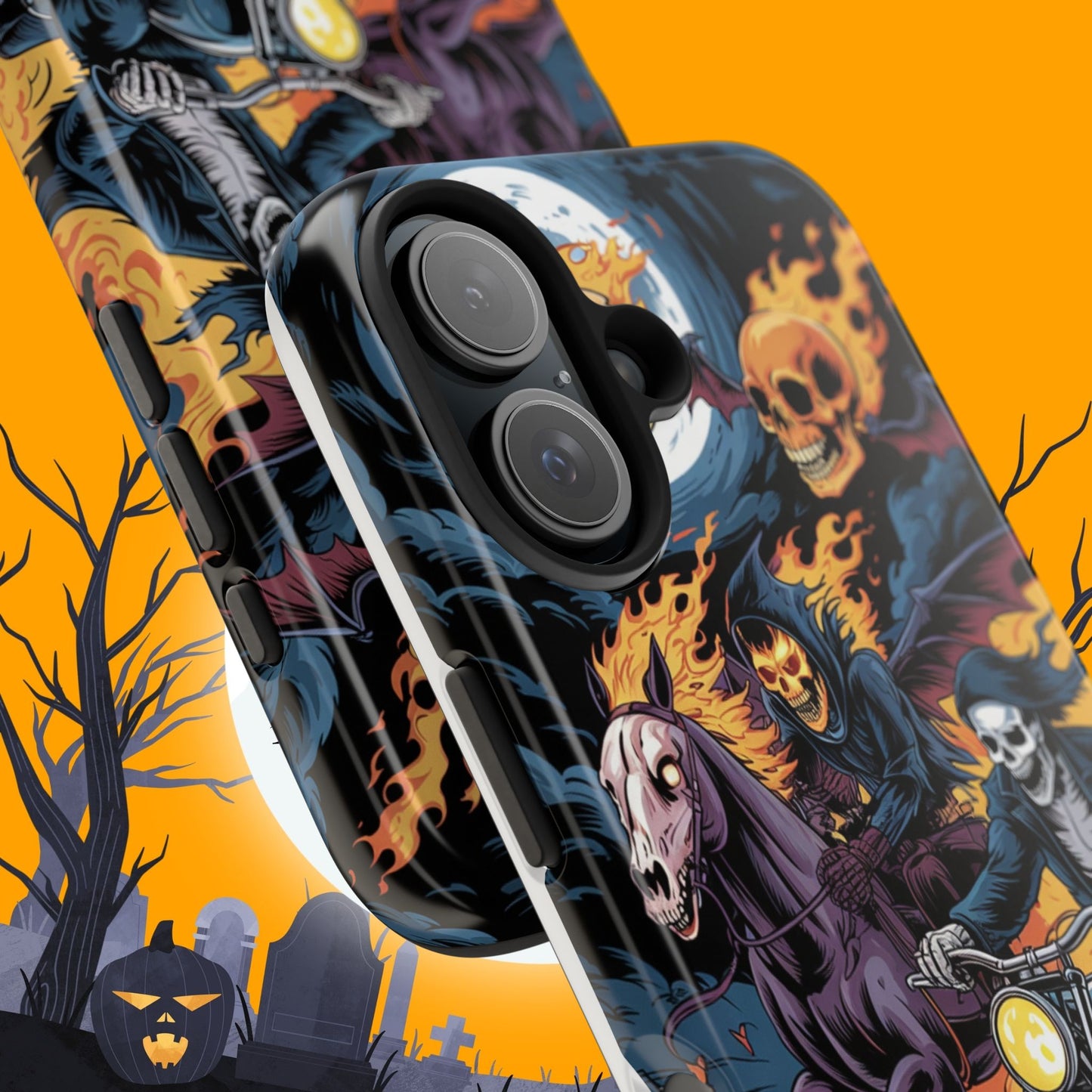 Ghost Riders Wireless Charging Support Tough Case