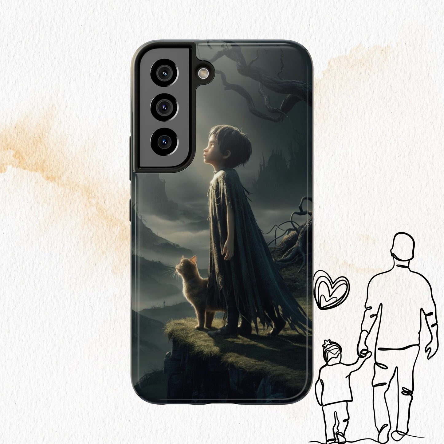 Mini Me Shield Wireless Charging Support Tough Case