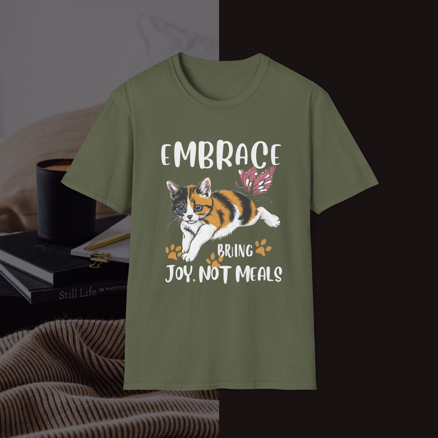 Embark Bring Joy Not Food Cotton Men Tshirt