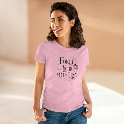 Forge Your Destiny Book Lovers  Cotton Women T-Shirt