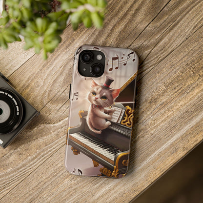 Meowsic Shield Wireless Charging Support Tough Case