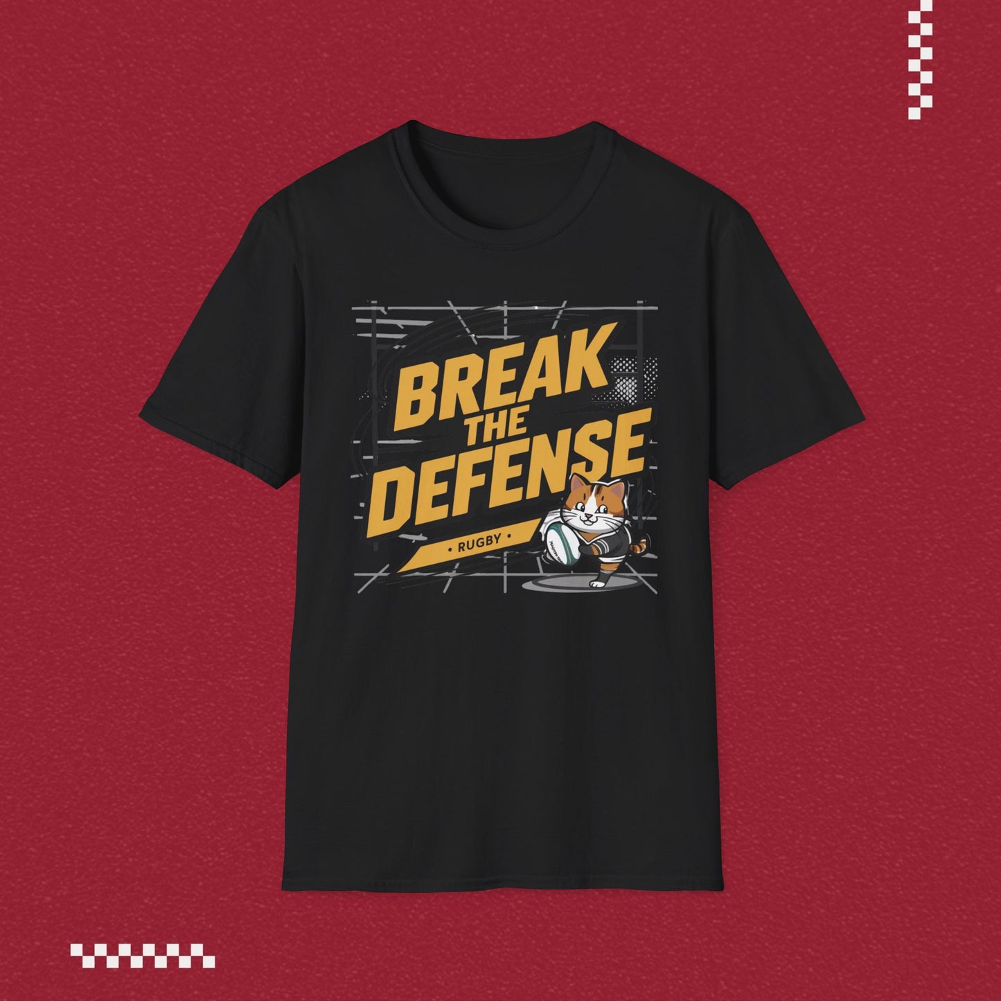 Break The Defence Crew Neck Cotton Men Tshirt