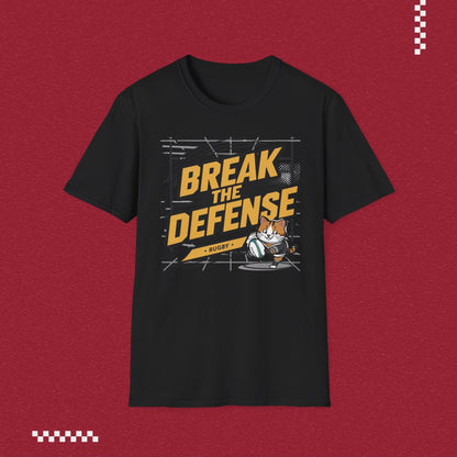 Break The Defence Crew Neck Cotton Men Tshirt