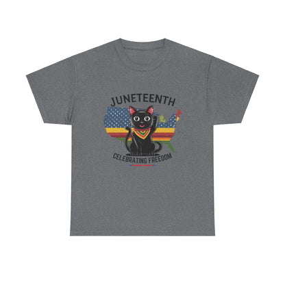 Juneteenth Celebrating Freedom Juneteenth Black History Proud Afro Cotton Tee