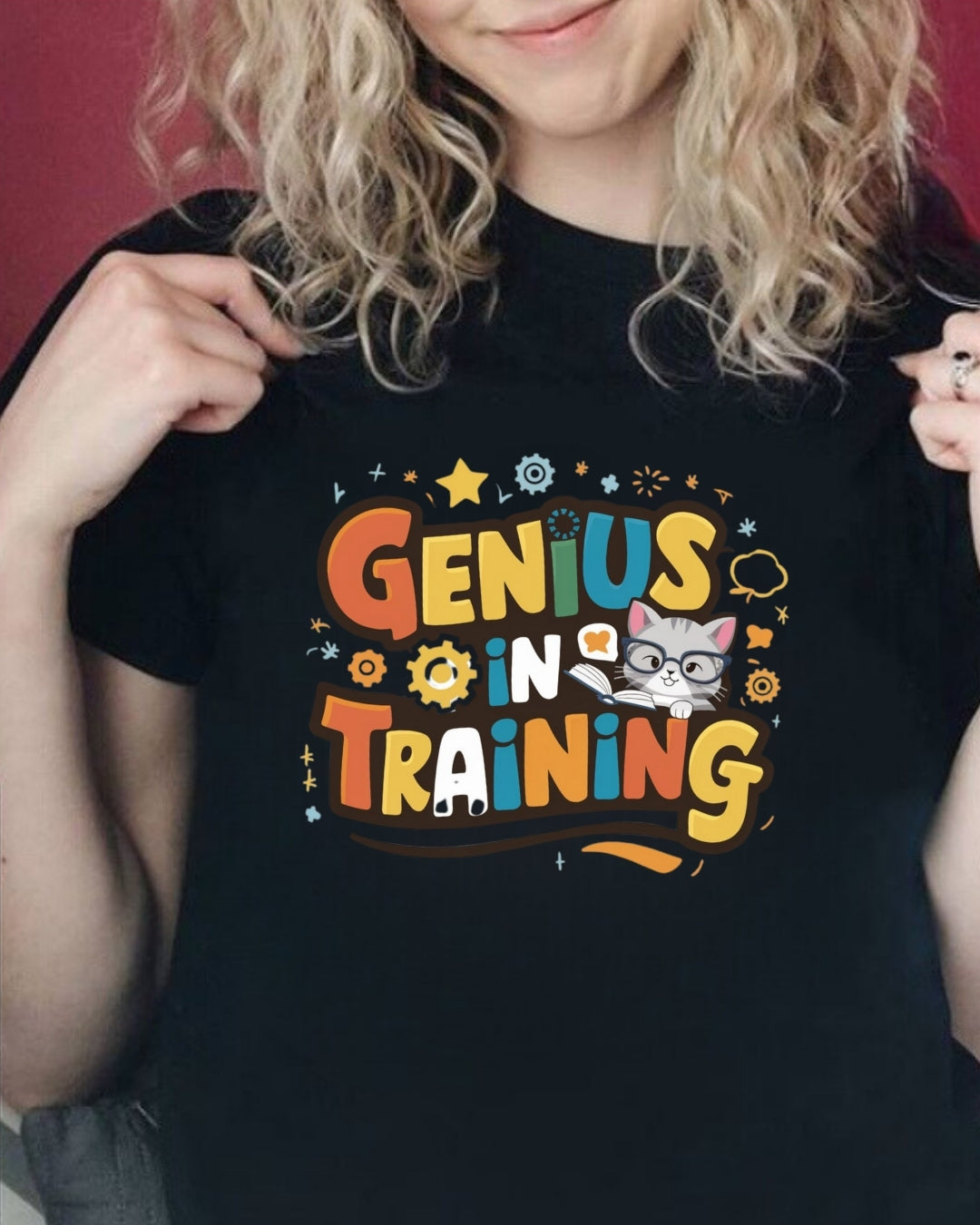 Genius In Training Kids Cotton T-Shirt