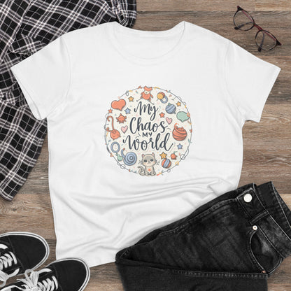 My Chaos My World Women Graphic Tees