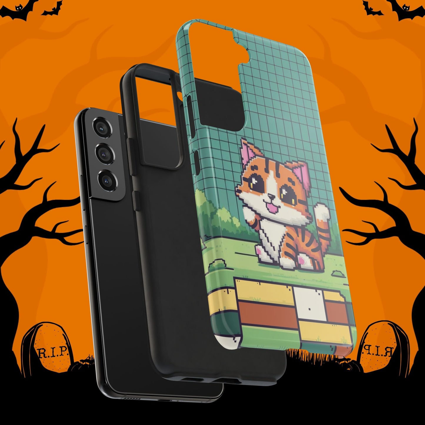Meowmarabilia Wireless Charging Support Tough Case.