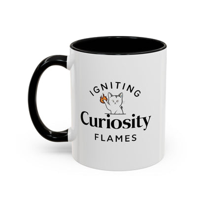 Billien Purrfect Teacher Printify 11 oz 11oz accent mug Coffee Mugs Holiday Picks Home & Living Kitchen Mugs Spring Essentials two tone White base
