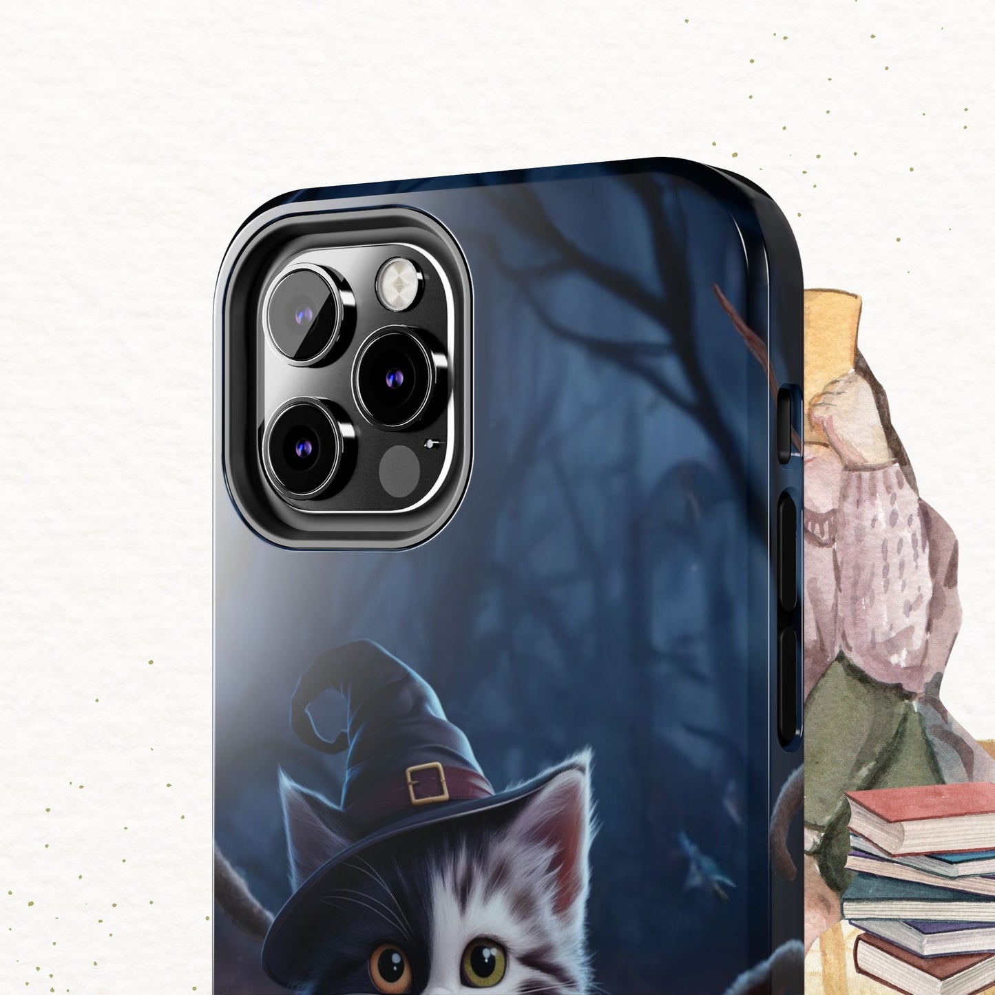 Chrono Catnap Wireless Charging Support Tough Case