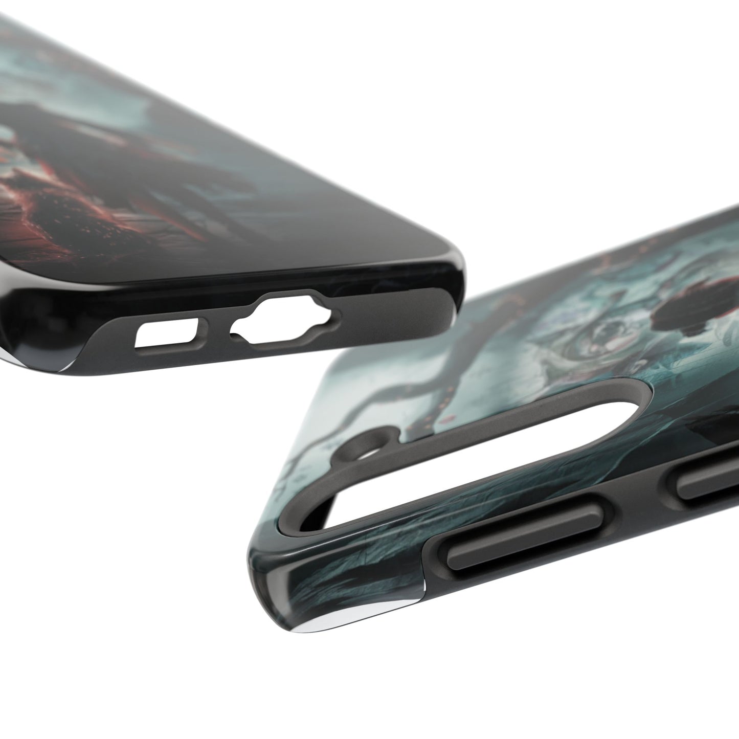 Feline Festivities Wireless Charging Support Tough Case.