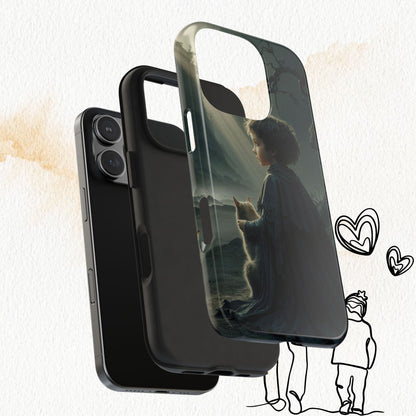 Meowtime Mate Wireless Charging Support Tough Case.