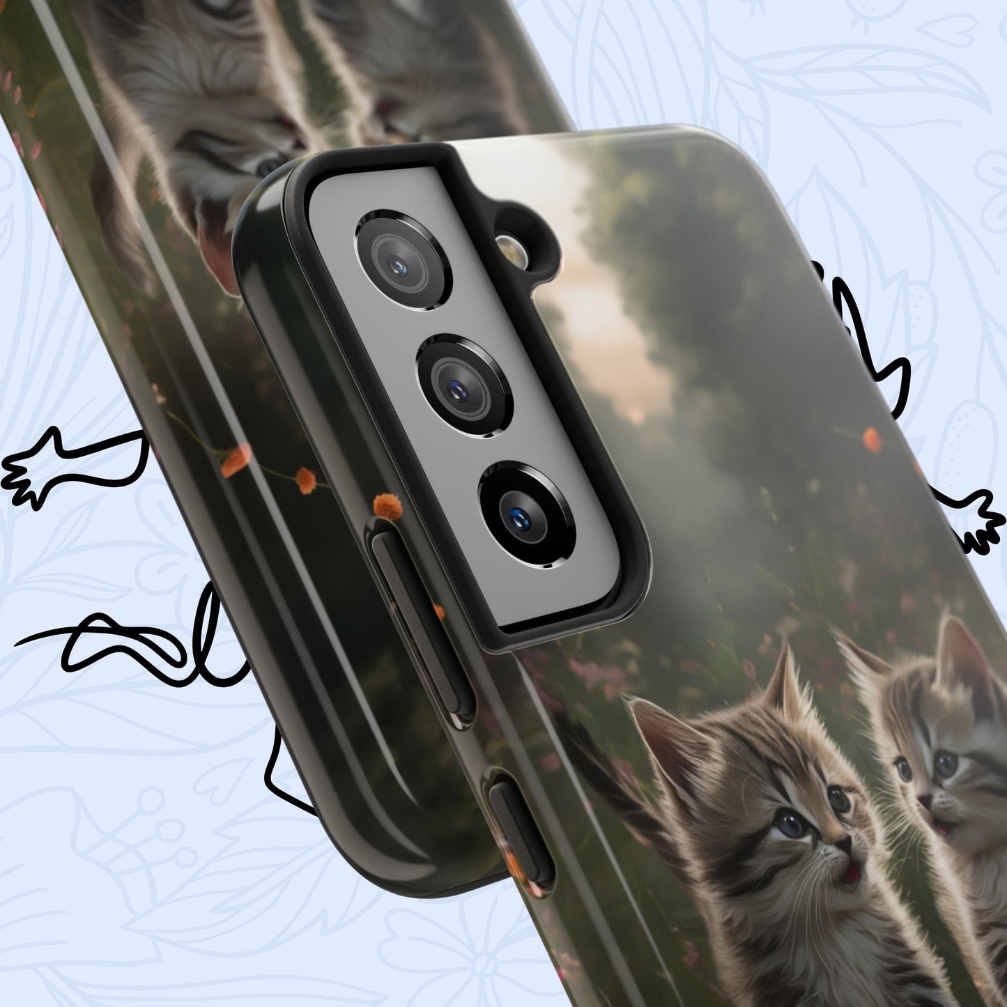 Furever Friends Wireless Charging Support Tough Case