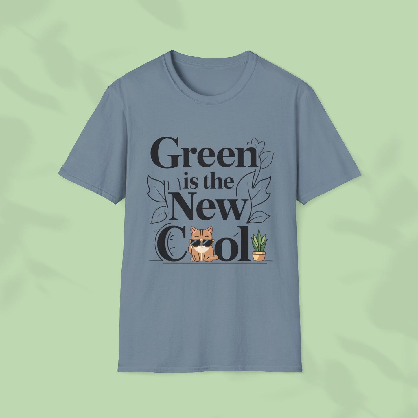Green Is The New Cool Cotton T-Shirt