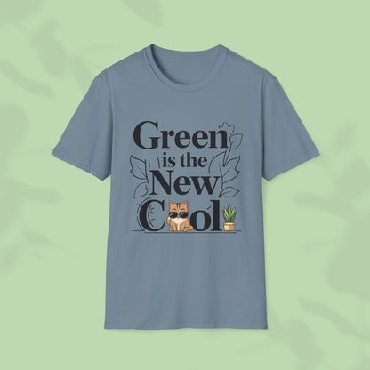 Green Is The New Cool Cotton T-Shirt