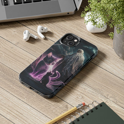Meowmoirs Wireless Charging Support Tough Case
