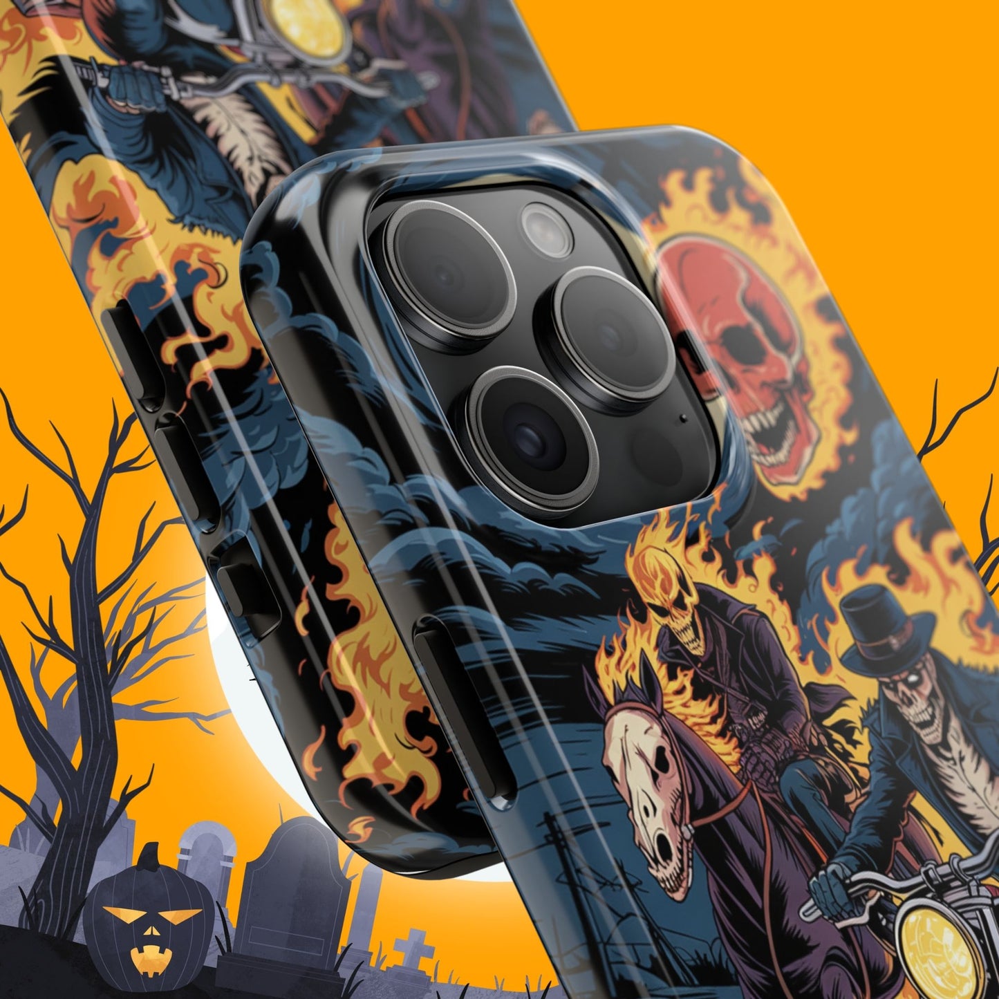 Ghost Rider Wireless Charging Support Tough Case