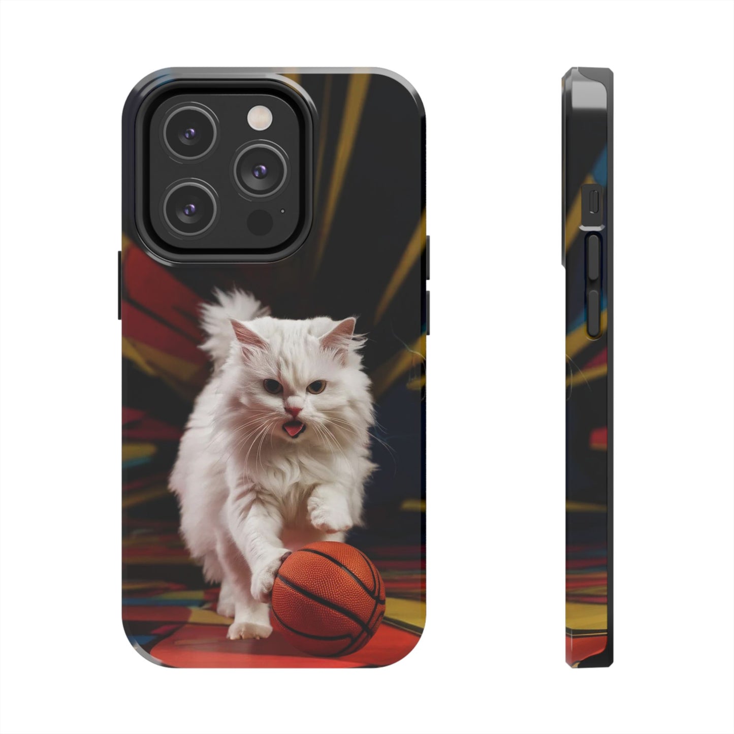 Alley-Oop Meow Wireless Charging Support Tough Case.